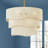 Ashli 6-Light Boho Dimmable Tiered Drum Chandelier