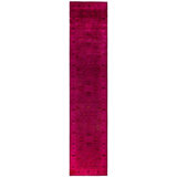 Overdyed One-of-a-Kind 3' 1" X 14' 10" Hand Knotted Area Rug