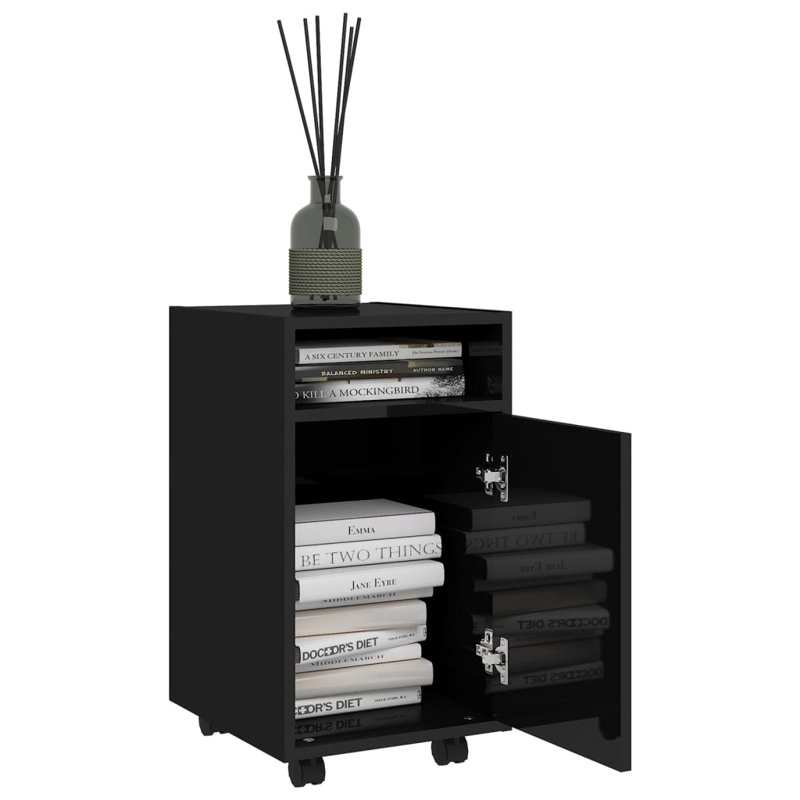 Makenzlie 33cm Wide File Cabinet, Artisan Oak