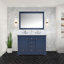 Meuble-lavabo double avec plateau en marbre de culture-1959090186