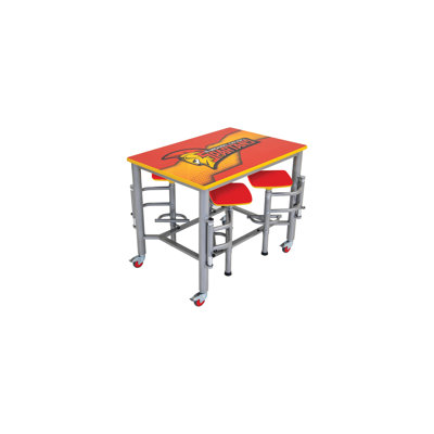 Mobile Stool Table - Group Collaboration High Table