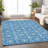 Premium Machine Washable Tweedy Denim Rug-1327266149