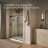Levity 74" H x 59.63" W Bypass Shower Door with CleanCoat Technology-36664195-69281656