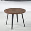 Table extensible, table à manger, table de bureau, table basse, pieds en métal, plateau en bois aggloméré