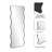 Tierone Wavy Metal Rectangle Full Length Mirror