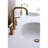 Purist Widespread Faucet with Drain Assembly Low Lever Handles and Low Gooseneck Spout-1674475058