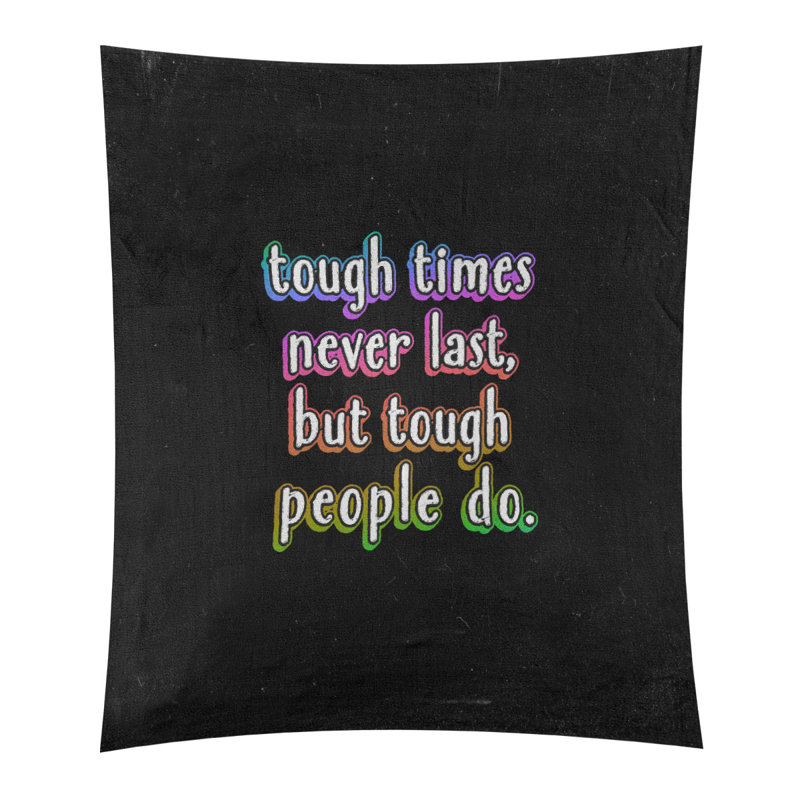 Tapisserie tableau noir en polyester rigide times quot, H 104 po x l 88 po, Arc-en-ciel