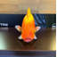 Statue de poisson orange