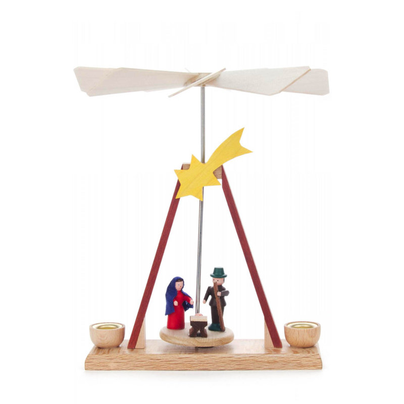 Pyramide de scènes crèche miniature dregeno