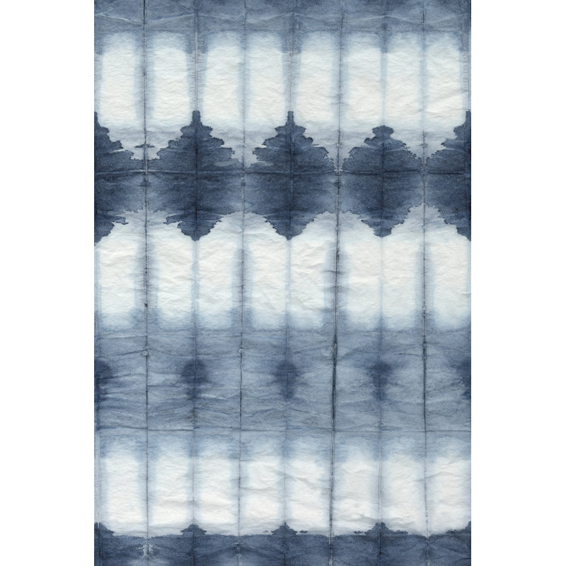 Shibori II by Chariklia Zarris - Wrapped Canvas Painting, 76cm H x 51cm W x 3.8cm D