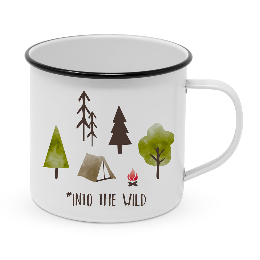 Happy Metal Mug Into the wild