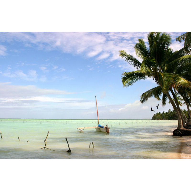 Fanning Island by CaraMaria - Wrapped Canvas Print, 81cm H x 122cm W