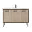 Meuble-lavabo simple 48 po avec plateau en résine Lunea-787799538