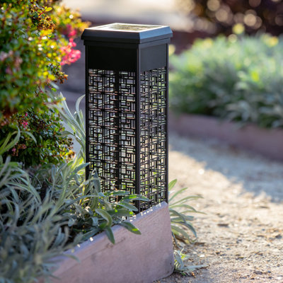 Borne d'éclairage KODA Solar Hikari Square (paquet de 4)