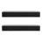 Wooden Ribbed Two-Piece Shelf Set