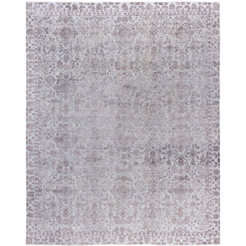 Overdyed One-of-a-Kind 8' 0" X 10' 1" Hand Knotted Area Rug