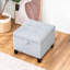 Repose-pieds de rangement carré capitonné de 17,7 po de large Kays-1988986186-1988986184
