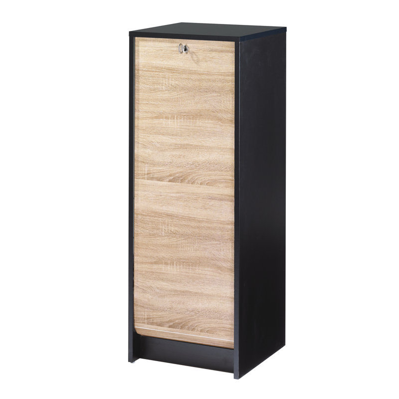 Ataja 4 -Shelf, Black/Oak