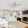 52'' Iris 5 - Blade Standard Ceiling Fan with Remote Control and Light Kit Included