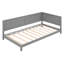 Lit de jour simple avec lattes en bois et design moderne-1023534131-1023534093