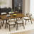 Needham Modern Dining Set, Dining Table With Chairs-1934730981-1934731003