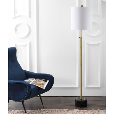 Lampe sur pied 66 po en métal Classen