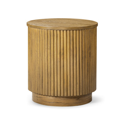 Maven Lane Dallas Solid Wood Side Table