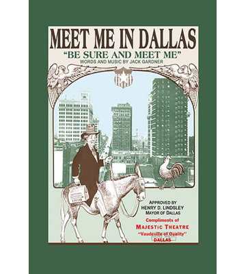Rendez-vous à Dallas - publicité imprimée