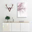 A Pink Cherry Blossom Tree Abstract Art - Wrapped Canvas-55301647