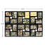 Cadre 24 photos, collage mural, noir-217719365