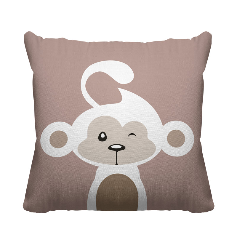 Coussin intérieur Ollie, 19 po x 19 po, Ombre, Carré