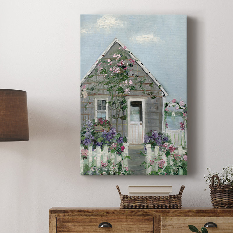 Coastal Cottage I -Gallery Wraraped Cavas, H 36 po x l 24 po