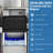 Costway 353 lb. Daily Production Cube Clear Ice Freestanding Ice Maker