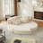 Dadrien 78.5-Inch Mid-Century Modern Futon With Corduroy Fabric And Neck Pillow Design-121793432