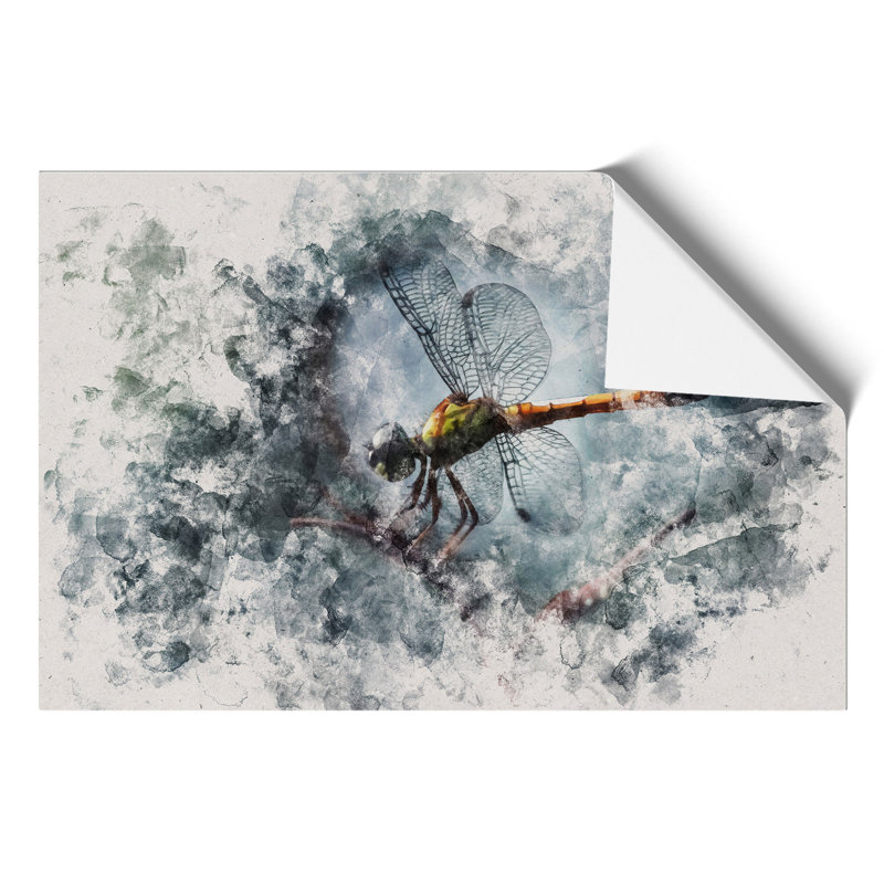 Dragonfly Vol.5 Watercolour - No Frame Print, 21cm H x 30cm W x 0.1cm D