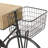 Brynne Black Metal 3 Drawers Bike Console Table with Wood Top