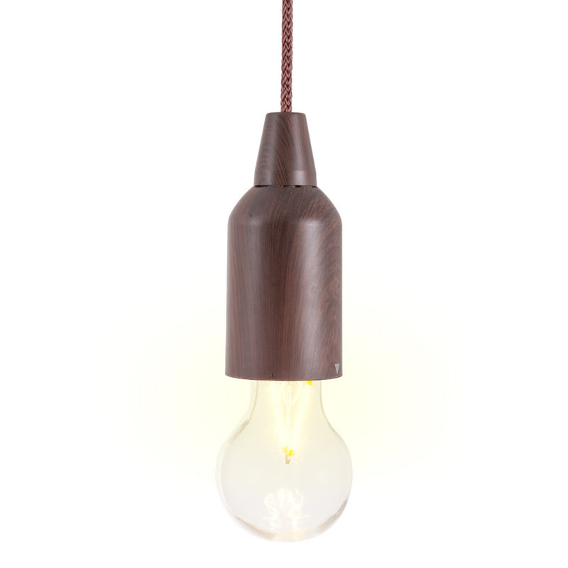 Madarisse Outdoor Pendant, Walnut