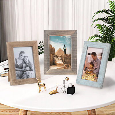 Jayk Wood Matte Picture Frame - Set of 3