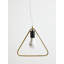 Brookhn 1 - Light Gold Bulb Pendant