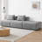 Oversized 3-Seater Sectional Sofa Compressed Chenille Fabric Modular Couch, No Assembly Required, Space-Saving Sofa for Apartments & Living Rooms (107.5" Length)-286375401