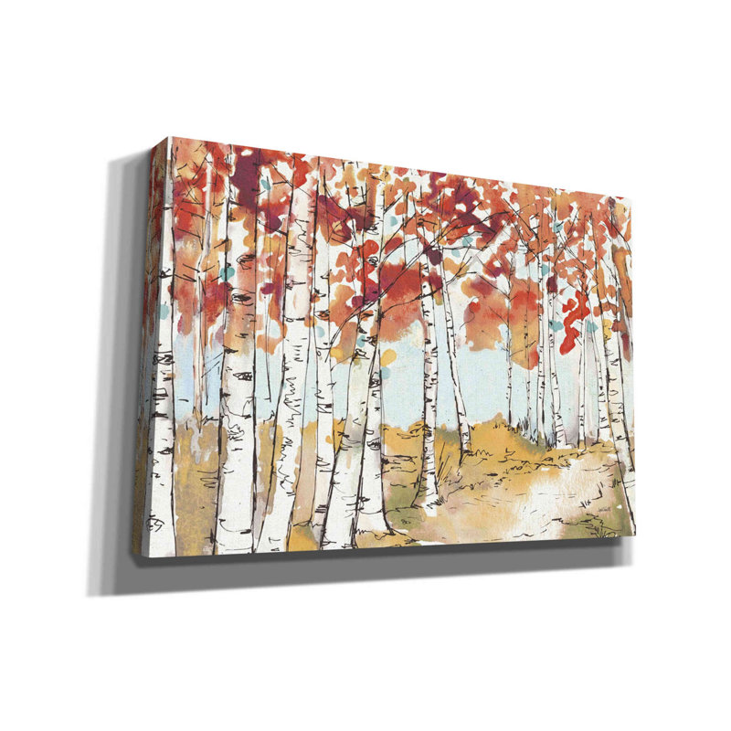 «Festive Foliage X» par Anne Tavoletti, art mural sur toile, H 18 po x l 26 po x P 0,75 po