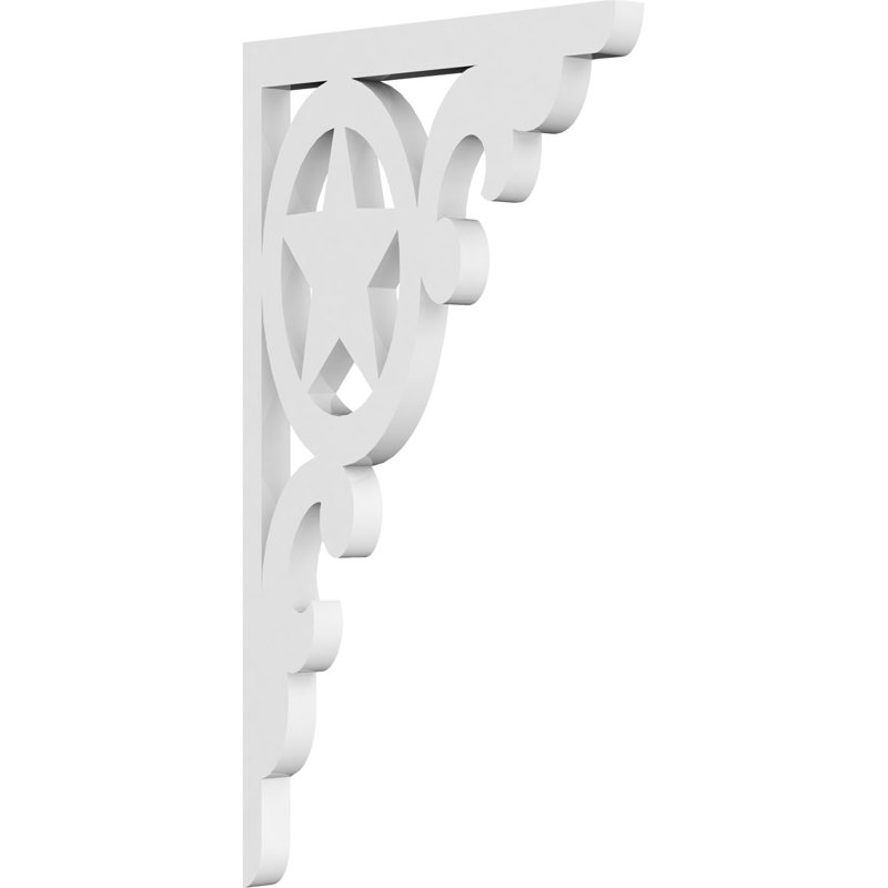 Support de qualité architecturale Hurley, L 5/8 po x P 7 1/2 po x H 13 po, Austin, PVC