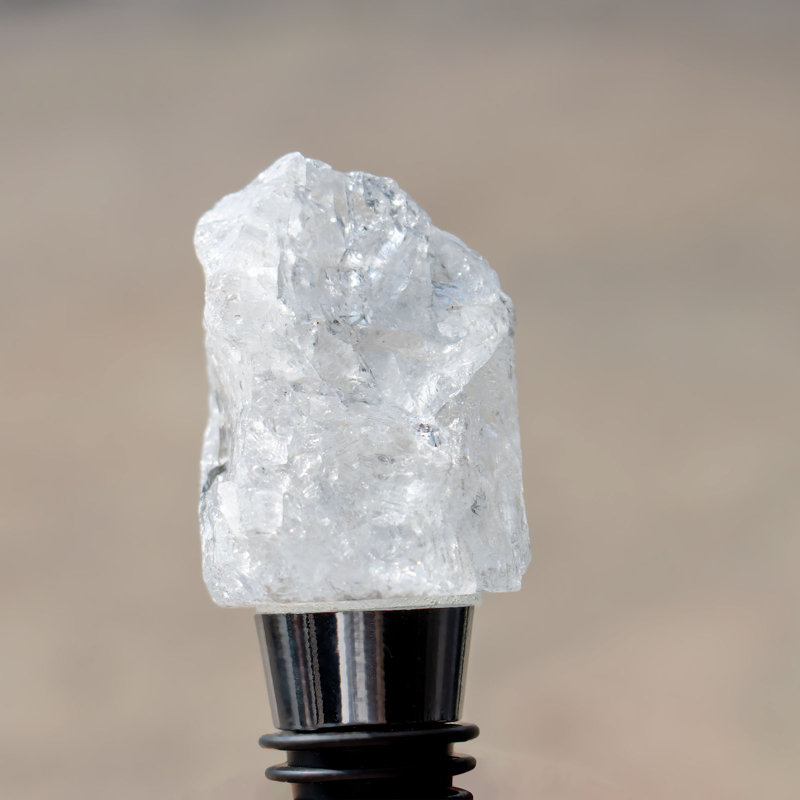 Gaye Quartz Crystal 1 Piece Bottle Stopper