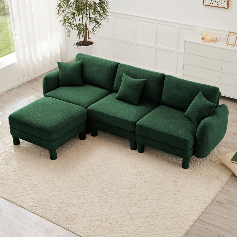Canapé Boucle, Vert