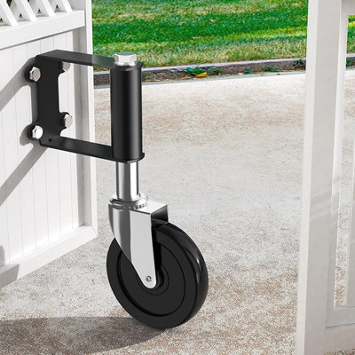 Gate Wheels For Wooden Gate, Gate Caster Wheel Spring Loa...