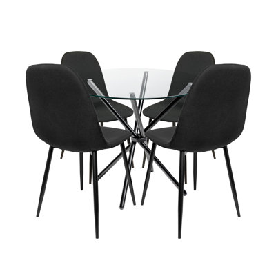 Rousseau 4 - Person Dining Set