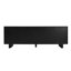 Soleil 60 po W Meuble télé-divertissement 9 tiroirs en bois, noir-1798883512