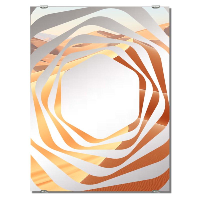 Criss - Miroir mural désertique MIR140861, 32 po x 24 po