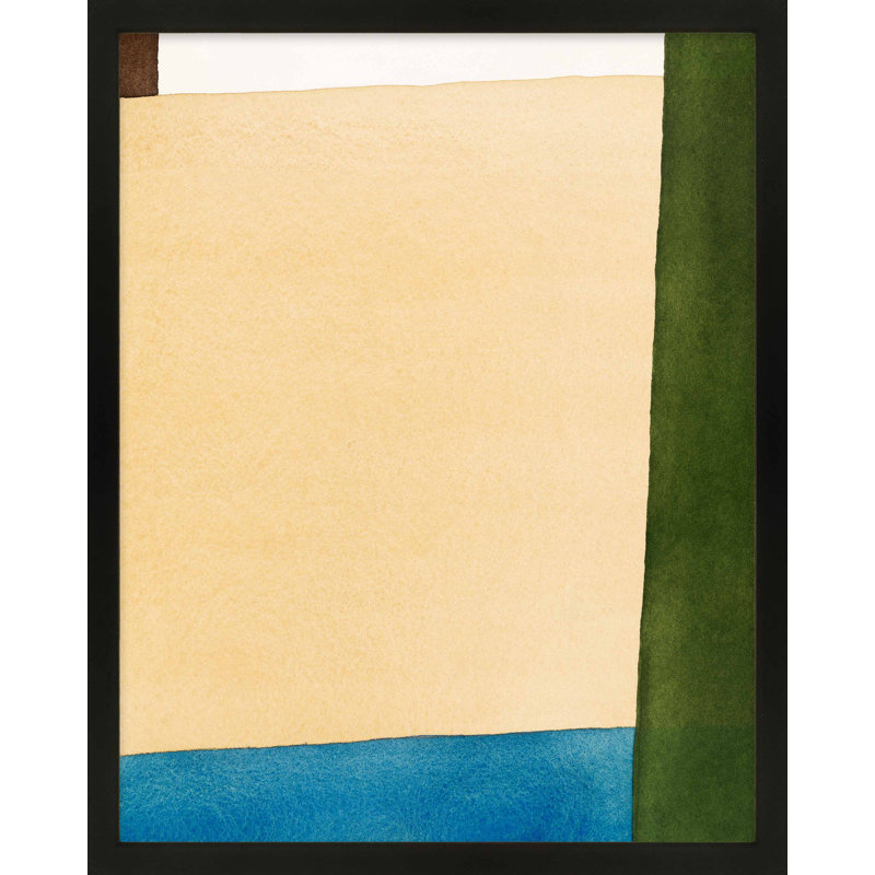 «Offrez un espace beige» par Julia Balfour - reproduction imprimée, H 20 po x l 16 po x P 1,25 po
