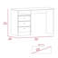 Bureau d'ordinateur Naples 46 "de large-1803174099